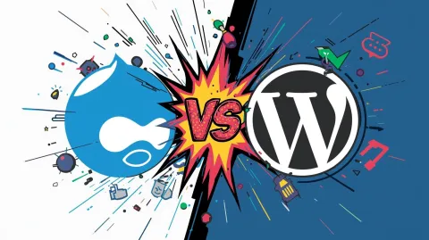 drupal and wordpress